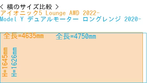 #アイオニック5 Lounge AWD 2022- + Model Y デュアルモーター ロングレンジ 2020-